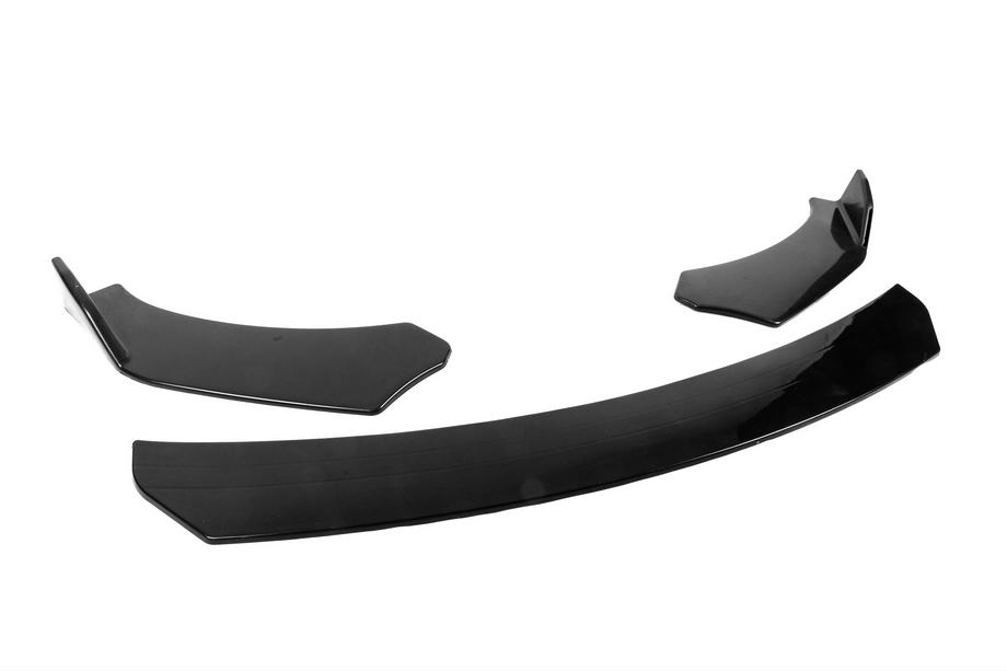 Univerzální přední lip spoiler DPT V-4 (ABS, černý lesk) Fotografie 4