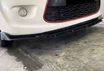 Univerzální přední lip spoiler DPT V-5 (ABS, černý lesk) fotografie 10