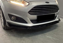 Univerzální přední lip spoiler DPT V-5 (ABS, černý lesk) fotografie 3