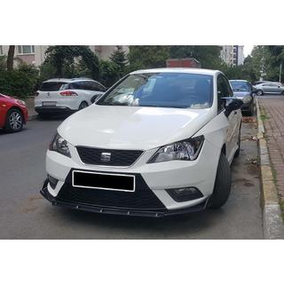 Univerzální přední lip spoiler DPT V-5 (ABS, černý lesk) fotografie 1