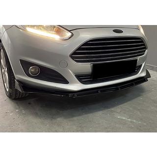 Univerzální přední lip spoiler DPT V-5 (ABS, černý lesk) fotografie 3