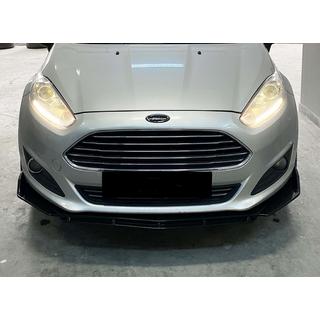 Univerzální přední lip spoiler DPT V-5 (ABS, černý lesk) fotografie 4