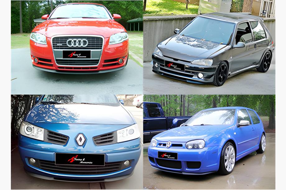 Univerzální přední lip spoiler DPT V-6 (ABS, černý lesk) Image