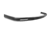 Univerzální přední lip spoiler DPT White V-1 (ABS, černý lesk) fotografie 3