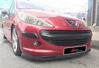 Univerzální přední lip spoiler DPT V-8 (ABS, černý lesk) fotografie 1