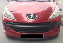 Univerzální přední lip spoiler DPT V-8 (ABS, černý lesk) fotografie 2
