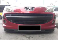 Univerzální přední lip spoiler DPT V-8 (ABS, černý lesk) fotografie 4