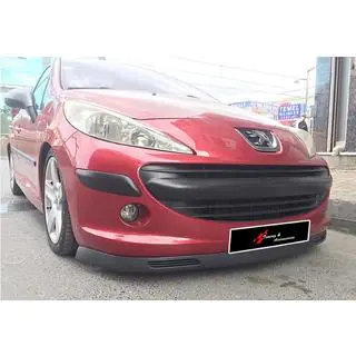 Univerzální přední lip spoiler DPT V-8 (ABS, černý lesk) fotografie 1