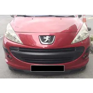 Univerzální přední lip spoiler DPT V-8 (ABS, černý lesk) fotografie 2