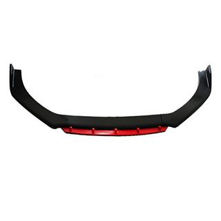 Univerzální přední lip spoiler na nárazník DPT Red V-2 (ABS, černý lesk)