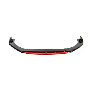 Univerzální přední lip spoiler na nárazník DPT Red V-2 (ABS, černý lesk) fotografie 2