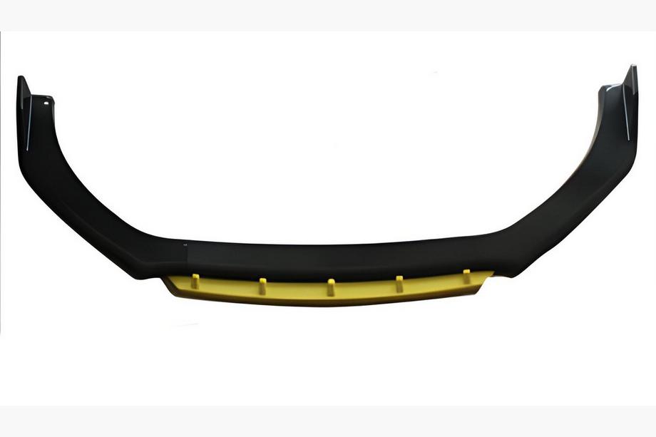 Univerzální přední lip spoiler na nárazník DPT Yellow V-2 (ABS, černý lesk) Image