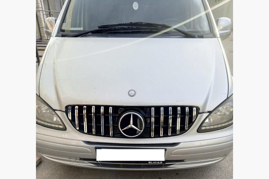 Mercedes Vito W639 2004–2014 Predni maska chladice 2004-2010 GT Panamericana Chrome Eco Image