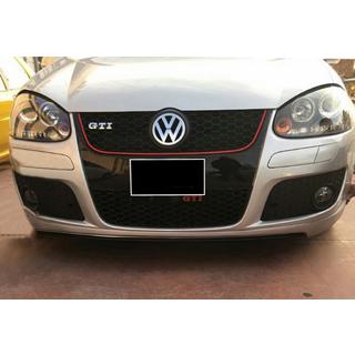Přední lip spoiler DPT V-2 (pro GTI, černý lesk) Volkswagen Golf 5 2003–2009 fotografie 1
