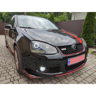Přední lip spoiler DPT V-2 (pro GTI, černý lesk) Volkswagen Golf 5 2003–2009 fotografie 4
