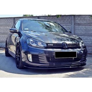 Přední lip spoiler DPT V-2 (pro GTI, černý lesk) Volkswagen Golf 6 2008–2014 fotografie 2