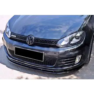 Přední lip spoiler DPT V-2 (pro GTI, černý lesk) fotografie 1