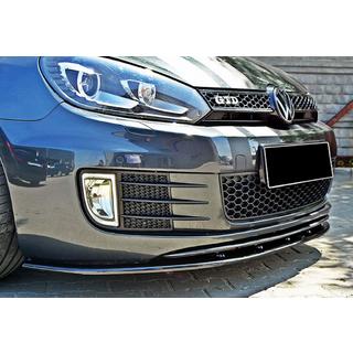 Přední lip spoiler DPT V-2 (pro GTI, černý lesk) Volkswagen Golf 6 2008–2014 fotografie 4