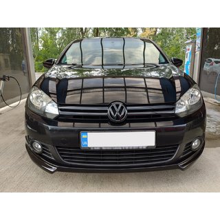 Přední lip spoiler DPT V-2 (k lakování) Volkswagen Golf 6 2008–2014 fotografie 3