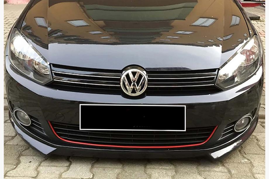 Volkswagen Golf 6 2008–2014 Přední lip spoiler DPT V-2 (k lakování) Image