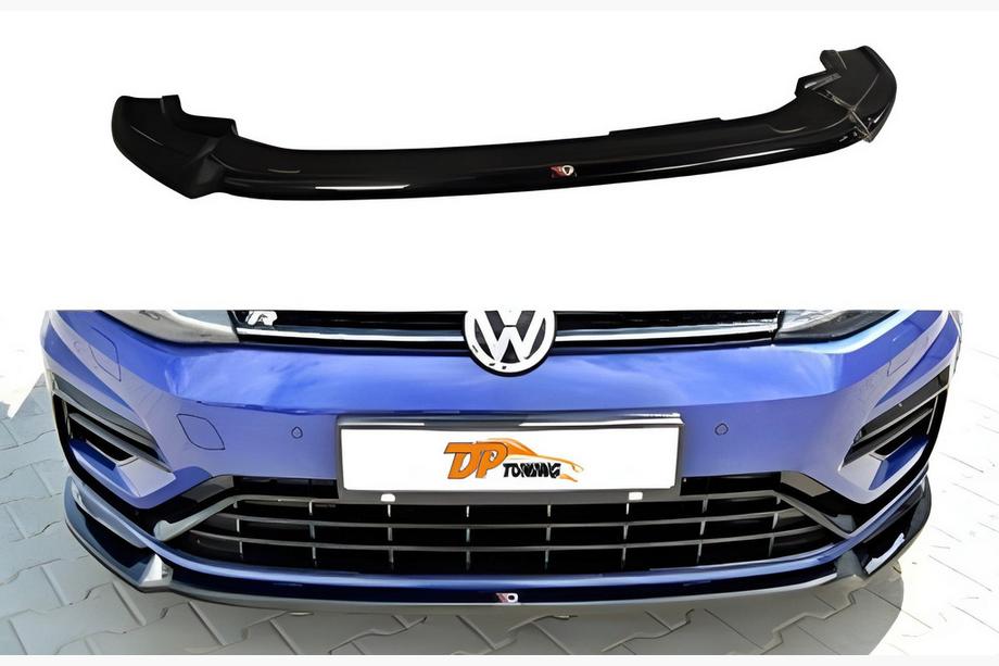 Volkswagen Golf 7/E-Golf 2012–2020 Přední lip spoiler DPT V-3 (pro R / R-Line HB, 2017-2019, lesklá černá) Image