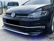 Volkswagen Golf 7/E-Golf 2012–2020 Přední lip spoiler DPT V-1 (pro sériový nárazník, 2017-2019, k lakování) fotografie 1