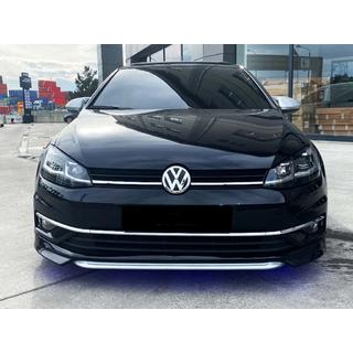 Přední lip spoiler DPT V-1 (pro sériový nárazník, 2017-2019, k lakování) Volkswagen Golf 7/E-Golf 2012–2020 fotografie 2