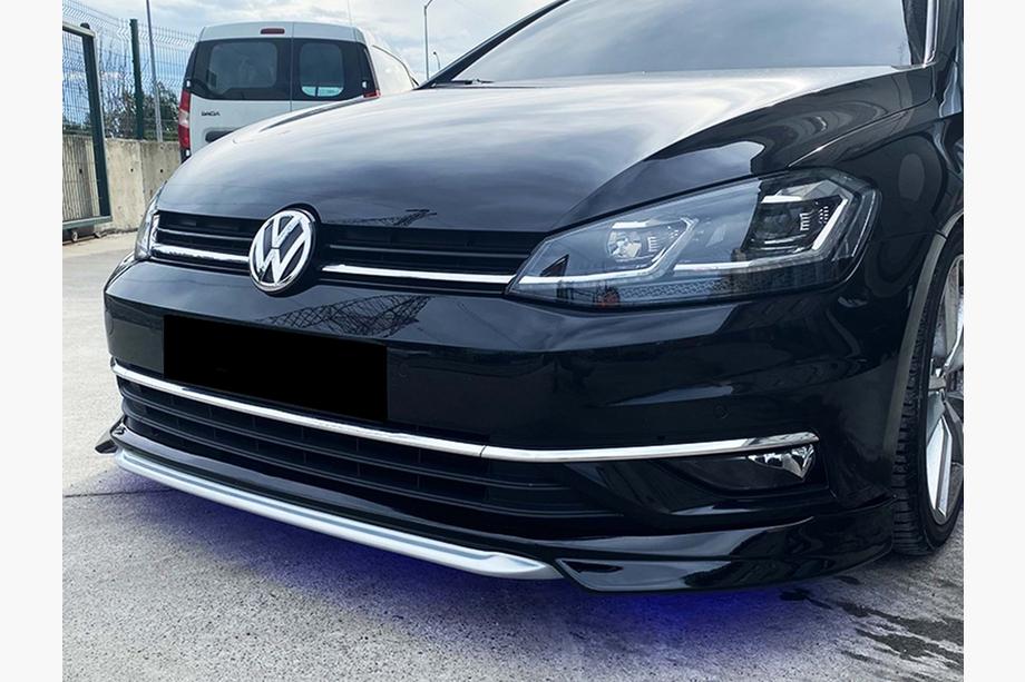 Volkswagen Golf 7/E-Golf 2012–2020 Přední lip spoiler DPT V-1 (pro sériový nárazník, 2017-2019, k lakování) Image