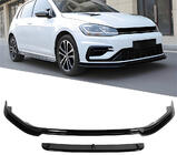 Volkswagen Golf 7/E-Golf 2012–2020 Přední lip spoiler nástavec DPT V-5 (pro R / R-Line HB, 2017-2019, černý lesk) fotografie 1