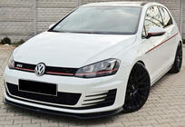 Volkswagen Golf 7/E-Golf 2012–2020 Přední lip nástavec DPT V-2 (pro GTI, 2012-2017, lesklá černá) fotografie 2
