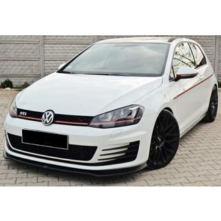 Přední lip nástavec DPT V-2 (pro GTI, 2012-2017, lesklá černá) Volkswagen Golf 7/E-Golf 2012–2020 fotografie 2