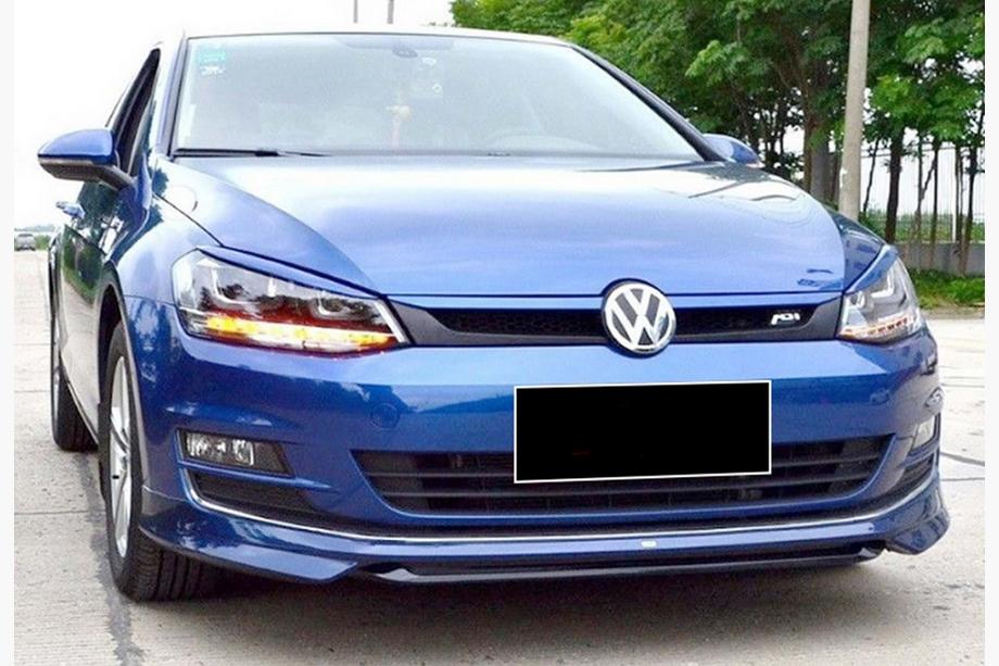 Volkswagen Golf 7/E-Golf 2012–2020 Přední lip spoiler DPT V-1 (pro sériový nárazník, 2012-2017, k lakování) Image