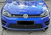 Volkswagen Golf 7/E-Golf 2012–2020 Přední lip spoiler DPT V-2 (pro R / R-Line HB, 2012-2017, černý lesk) fotografie 3
