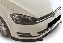 Volkswagen Golf 7/E-Golf 2012–2020 Přední lip nástavec DPT V-4 (pro sériový nárazník, 2012-2017, lesklá černá) fotografie 1
