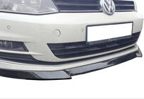 Volkswagen Golf 7/E-Golf 2012–2020 Přední lip nástavec DPT V-4 (pro sériový nárazník, 2012-2017, lesklá černá) fotografie 3