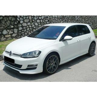 Přední lip spoiler DPT V-5 (pro sériový nárazník, 2012-2017, lesklá černá) Volkswagen Golf 7/E-Golf 2012–2020 fotografie 2