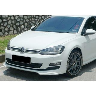 Přední lip spoiler DPT V-5 (pro sériový nárazník, 2012-2017, lesklá černá) Volkswagen Golf 7/E-Golf 2012–2020 fotografie 1