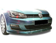 Volkswagen Golf 7/E-Golf 2012–2020 Přední lip nástavec DPT V-2 (pro sériový nárazník, 2012-2017, lesklá černá) fotografie 4