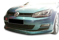 Volkswagen Golf 7/E-Golf 2012–2020 Přední lip nástavec DPT V-2 (pro sériový nárazník, 2012-2017, lesklá černá) fotografie 2