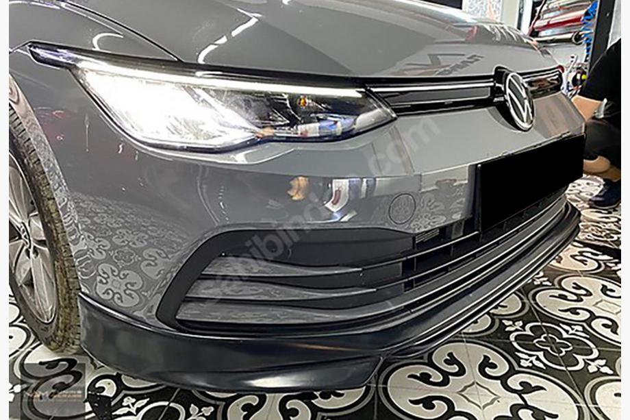 Volkswagen Golf 8 2019– Přední lip spoiler DPT V-1 (lesklá černá) Image