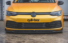 Volkswagen Golf 8 2019– Přední lip spoiler DPT V-2 (lesklá černá) fotografie 1