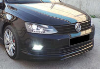 Volkswagen Jetta 2011–2018 Přední lip spoiler DPT V-1 (2014-2018, k lakování) fotografie 6