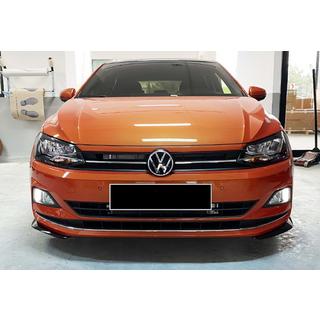 Přední lip spoiler DPT V-2 (lesklá černá) fotografie 2