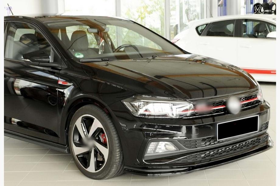 Volkswagen Polo 2017– Přední lip nástavec DPT V-1 (pro GTI, černý lesk) Fotografie 2