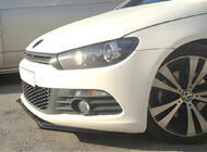 Volkswagen Scirocco 2008–2017 Přední lip spoiler DPT (2008-2017, černý lesk) fotografie 1