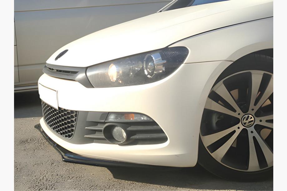 Volkswagen Scirocco 2008–2017 Přední lip spoiler DPT (2008-2017, černý lesk) Image