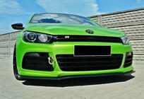 Volkswagen Scirocco 2008–2017 Přední lip nástavec DPT V1 (2008-2013, lesklá černá) fotografie 2