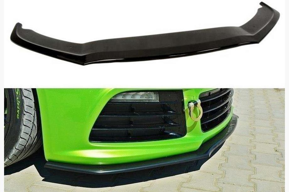 Volkswagen Scirocco 2008–2017 Přední lip nástavec DPT V1 (2008-2013, lesklá černá) Image