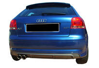 Audi A3 2003–2012 Zadní difuzor DPT (2005-2008, Coupe, černý lesk) fotografie 2