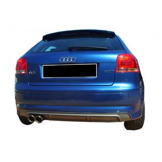 Zadní difuzor DPT (2005-2008, Coupe, černý lesk) Audi A3 2003–2012 fotografie 2